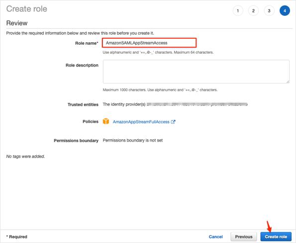 Configure role